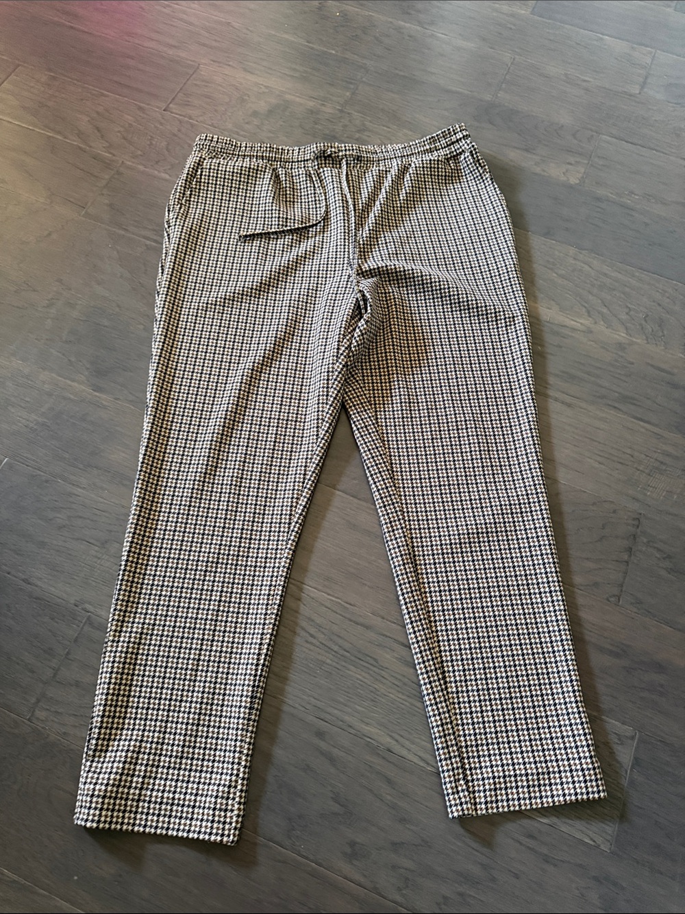 Jules & Leopold Black and White Houndstooth Pants